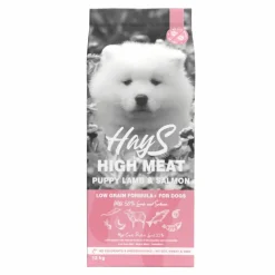 Croquette pour chiot à l'agneau et au poisson Hays High Meat - 12 kg