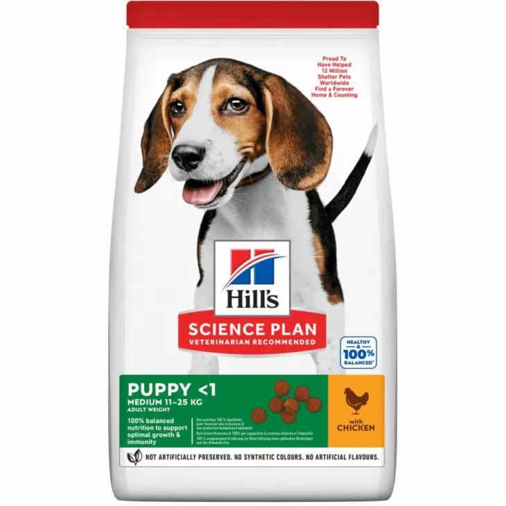 Croquette pour chiot au poulet Hill's - 12 kg