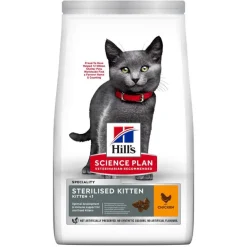 Croquettes pour chaton stérilisé Hill's Science Plan Kitten Sterilised - 3 kg