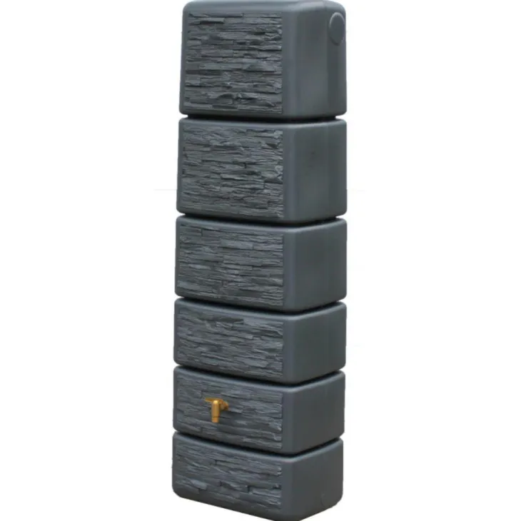 Cuve murale avec robinet coloris gris granit Graf Slim Stone – 330 L