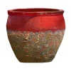 Cuvier en grès émaillé old rouge Decolines Leon - Ø 29 x H 26 cm