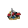 Déco Led Motor Bike Résine 15x8x12 cm