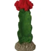 Décor pour vivarium en résine coloris vert Reptile Planet Cactus - 7 x 7 x 15 cm