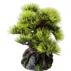 Décoration d’aquarium bonsaï miniature artificiel vert Europet - 8 cm