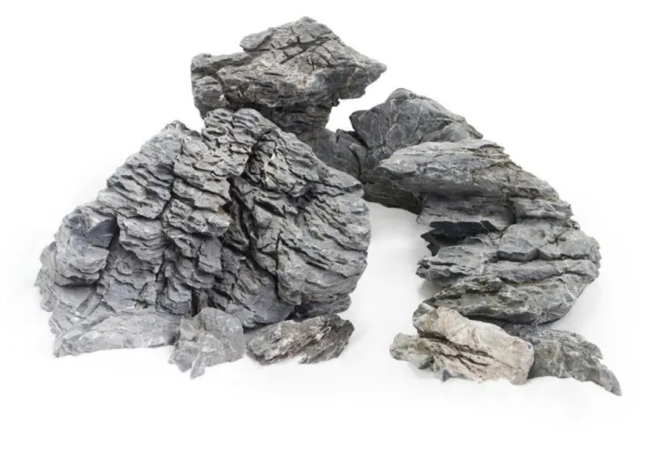 Décoration pour aquarium pierre landscape coloris gris Reptiles Planet - Taille S