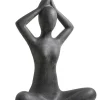 Décoration pour jardin aquatique coloris noir en pierre reconstituée figurine yoga SEDA Sukhasan Diving Short - 125 cm