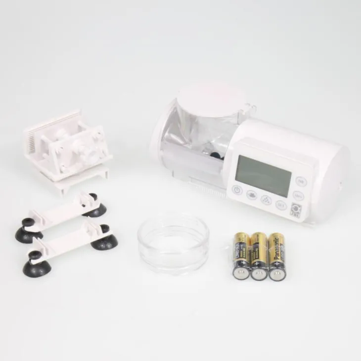 Distributeur de nourriture pour poissons d'aquarium coloris blanc JBL Pronovo Autofood