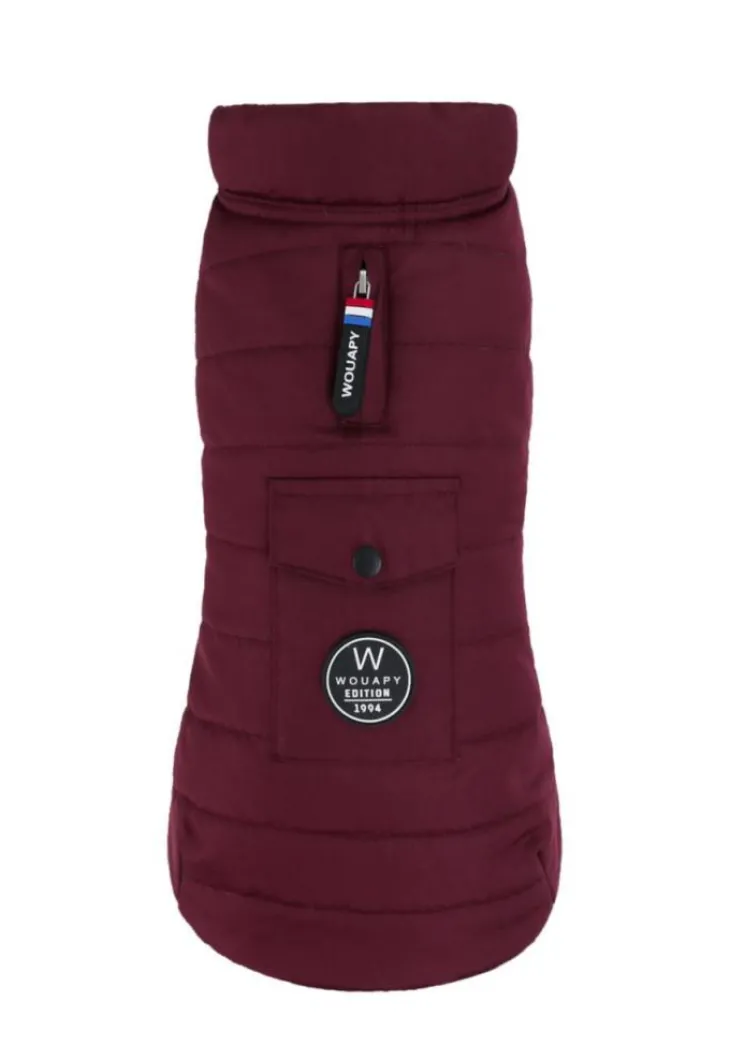 Doudoune pour chien coloris prune Wouapy - Taille 38