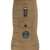 Doudoune pour chien en tissu recyclé coloris camel Wouapy - Taille XL