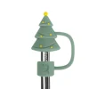 Embout pour paille coupe isotherme coloris vert en inox Qwetch