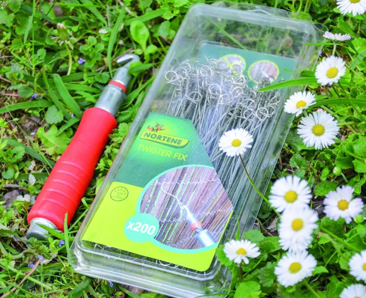 Ensemble 100 liens et lieur automatique Twister Kit Nortène - 20,4 cm