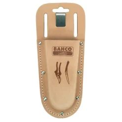 Etui pour sécateur en cuir marron