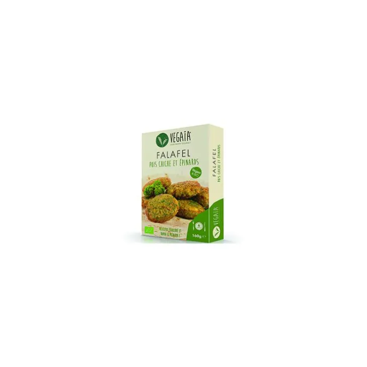 Falafel pois chiche/épinards Vegaïa - 160 g (6 pièces)