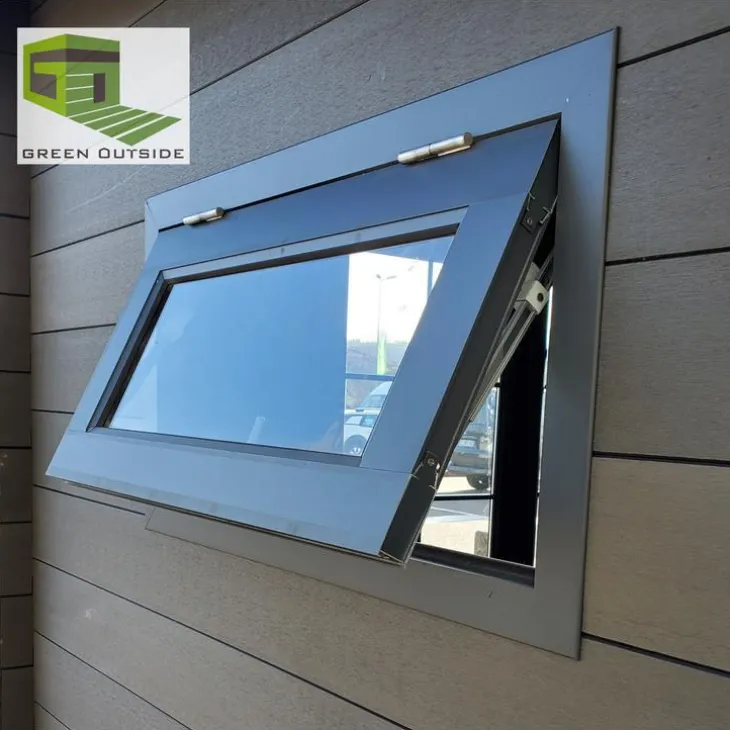 Fenêtre en aluminium pour abri Green Outside - 90 x 50 cm