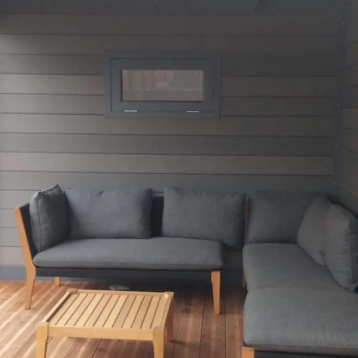 Fenêtre en aluminium pour abri Green Outside - 90 x 50 cm