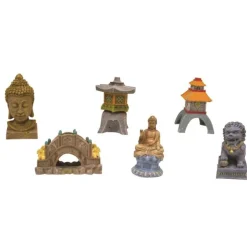 Figurine aqua Asie multicolore 15 cm