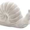 Figurine escargot coloris gris en ciment 21 x10,5 x 12,5 cm