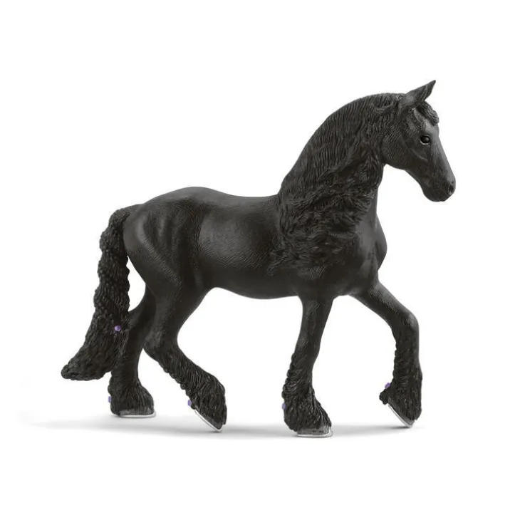 Figurine Jument Frison plastique 12,6x3,4x11 cm à partir de 5 ans