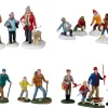 Figurine pour village de Noël Lemax Vail village thème Rester en forme !