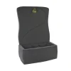 Fontaine murale en pierre reconstituée coloris anthracite Hairie Grandon - 100 cm