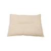 Galette de chaise bistrot coloris beige en coton - 38 x 28 cm