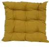 Galette de chaise en coton coloris jaune Jekyll - 40 x 40 cm