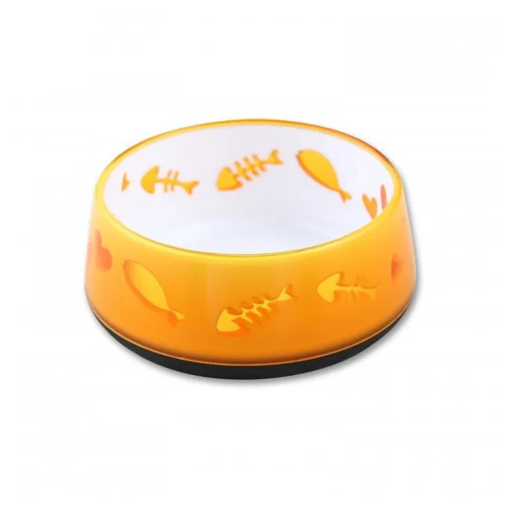 Gamelle pour chat orange - 300 ml