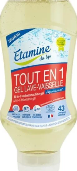 Gel lave-vaisselle tout en un Etamyne du Lys - 870 ml