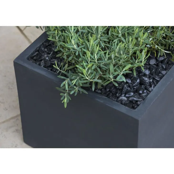 Graviers décoratifs de marbre noir ébène 7 à 15 mm en sac de 10 kg