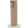 Griffoir mural d’angle à poser beige contreplaqué chanvre - 31 x 31 x 64 cm
