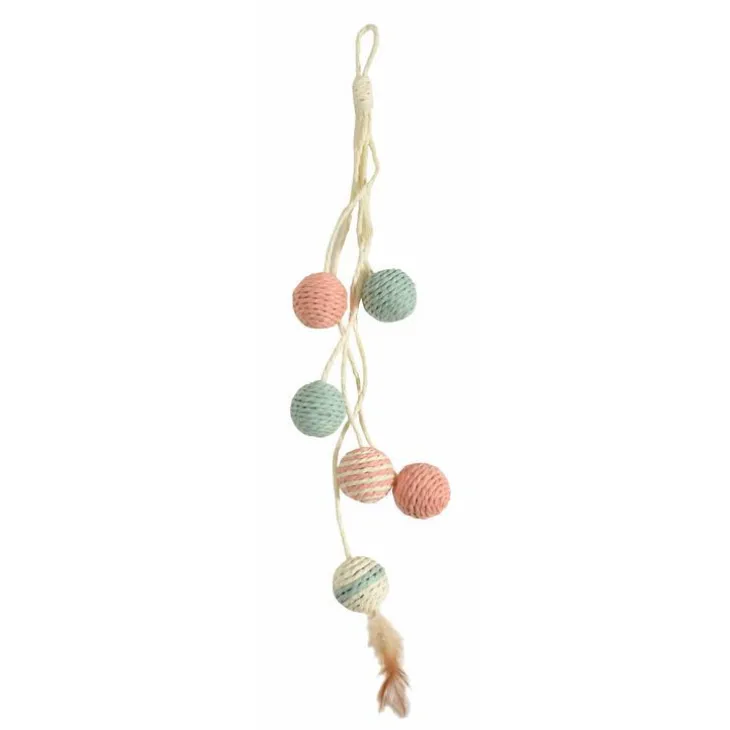Griffoir pour chat coloris rose Bobby Bille - 55 x 8 cm