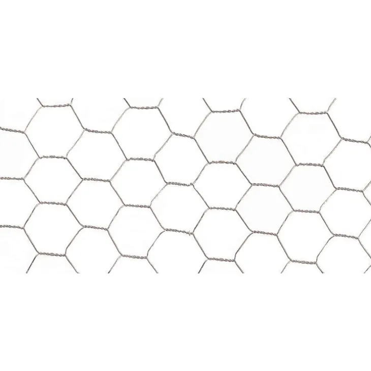 Grillage Galvanex maille hexagonale 1,9 cm Métal galvanisé Gris L5 m x H100 cm
