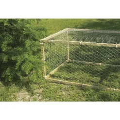 Grillage Galvanex maille hexagonale 1,9 cm Métal galvanisé Gris L5 m x H100 cm
