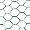Grillage Galvanex maille hexagonale 4,1 cm Métal plastifié Vert L10 m x H100 cm