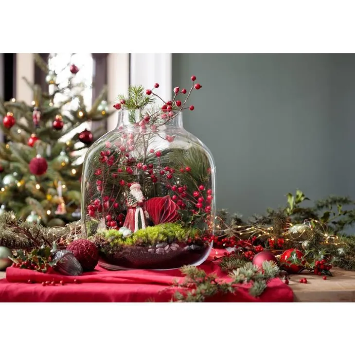 Guirlande de baies rouges en plastique 150 cm