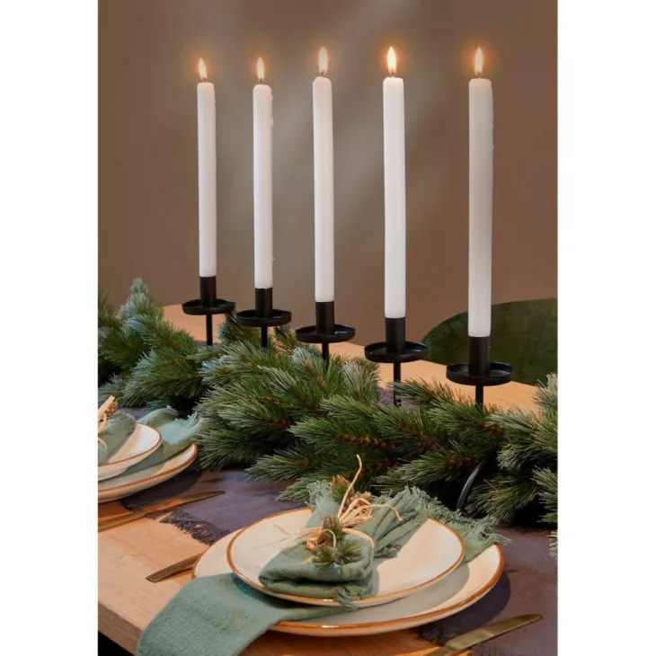 Guirlande de Noël Pittsburgh en sapin artificiel enneigé - 270 cm