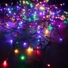Guirlande lumineuse LED à lumière animée multicolore sur secteur - 25 m