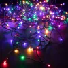 Guirlande lumineuse LED à lumière animée multicolore sur secteur - 8 m