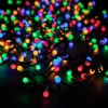 Guirlande lumineuse LED à lumière animée multicolore sur secteur - 9 m