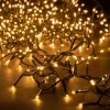Guirlande lumineuse LED à lumière animée blanc orangé sur secteur - 20 m