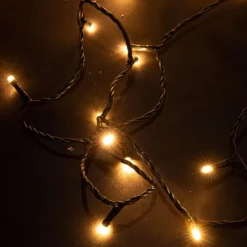 Guirlande lumineuse LED à lumière animée blanc chaud sur secteur 192 LED - 16 m