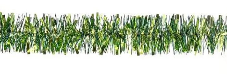 Guirlande scintillante en plastique coloris vert avocat Ø 50 mm - 2 m