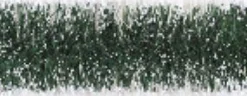 Guirlande verte pointes blanches en plastique coloris vert Ø 100 mm - 3 m