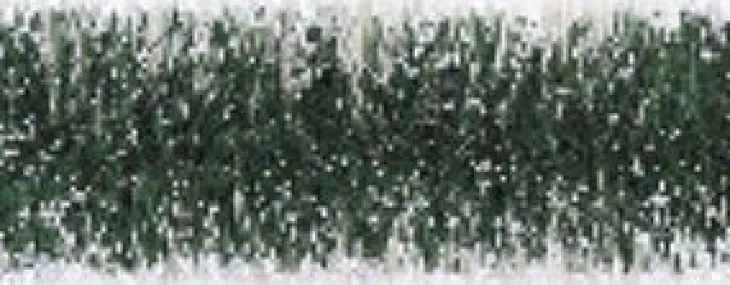 Guirlande verte pointes blanches en plastique coloris vert Ø 100 mm - 3 m