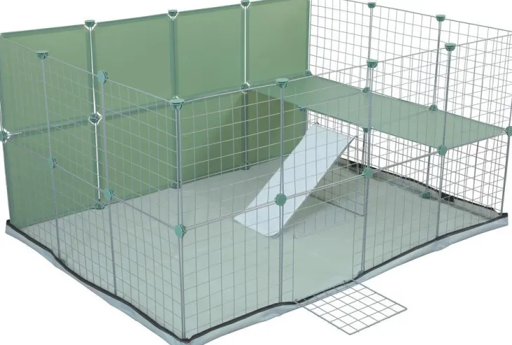 Habitat Neopark Life pour lapin coloris vert Zolux – 140 x 105 x 70 cm