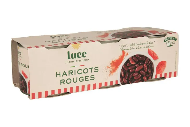 Haricot rouge bio Luce - 3 x 200 g
