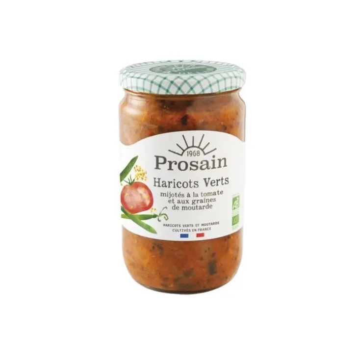 Haricots verts mijotés bio Prosain - 650 g