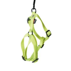 Harnais Confort vert citron pour chien - 1,6x35/50 cm