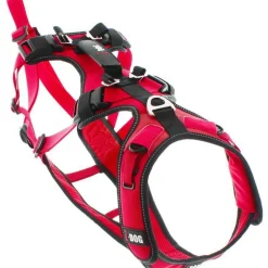 Harnais pour chien coloris rouge I-Dog Confort Trek - Taille XXS