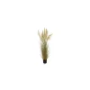 Herbe de la pampa séchée beige et verte artificielle en PVC - 32,5 x 15,5 x 145 cm